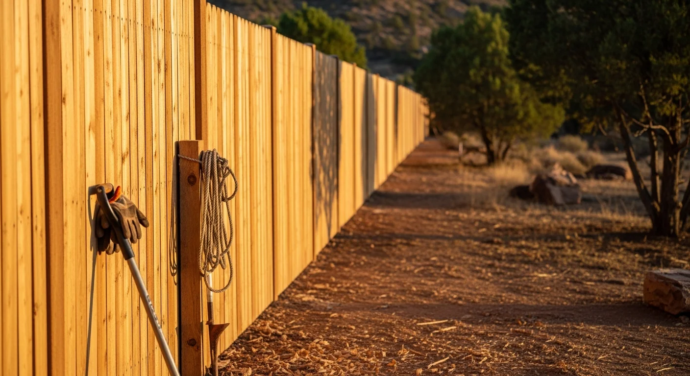 Professional fence installation in Prescott Valley